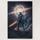 Astral Samurai Cosmic Warrior Puzzle (Vertical)