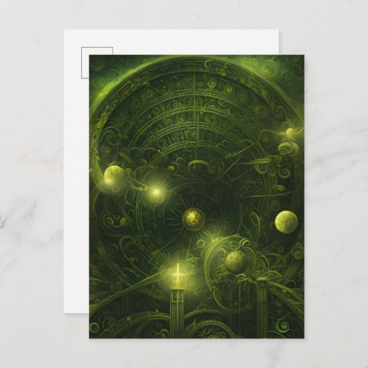 Astral Shimmer Briefkaart (Voorkant / Achterkant)