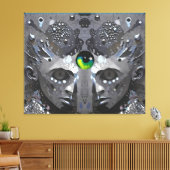 Astral Stonewalling - Ken Gage Art Canvas Afdruk (Insitu (Woonkamer))