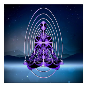 Astral Travel (mountains of loneliness) Perfect Poster