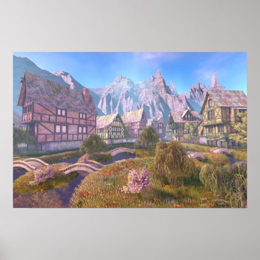 Astral Village Poster (Voorkant)