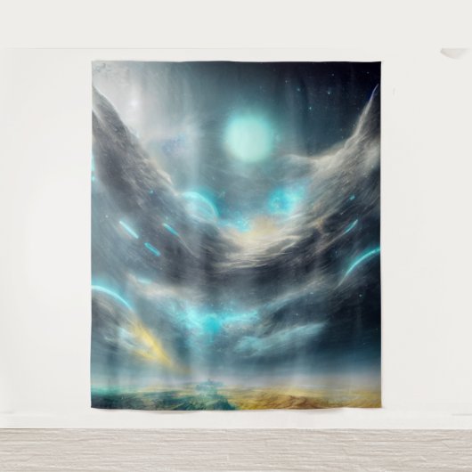 Astral Yoga Tapestry Wandkleed (Voorkant)