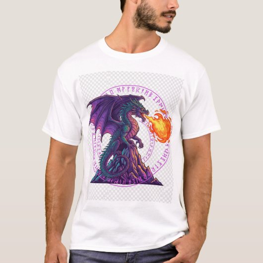 astrale draak t-shirt (Voorkant)