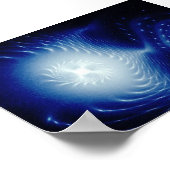 astrale lichtvormen - de kosmische flux poster (Hoek)