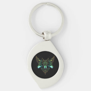 Astrale Wolven Sleutelhanger