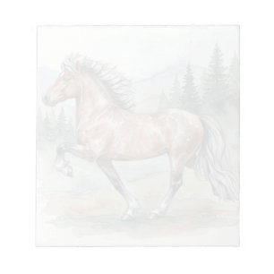 Astrid Tolting IJslands paard aquarel Notitieblok