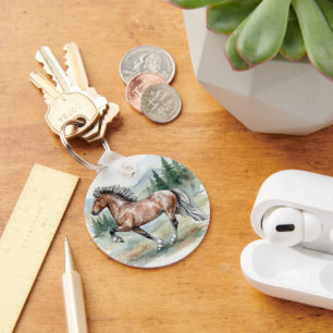 Astrid Tolting IJslands paard aquarel Sleutelhanger