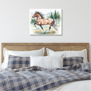 Astrid Tolting IJslandse aquarel Canvas Afdruk