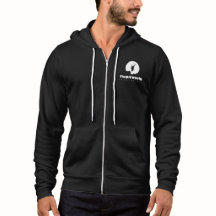 Astro Black en White Zip Hoodie