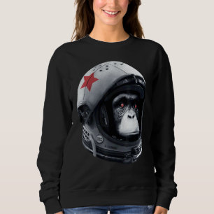 Astro Chimp Ruimtevaarder Ruimte Melkweg Helm Aap  Trui