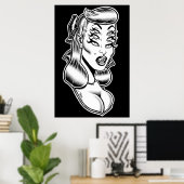 Astro-Creeps™/Candy La Vamp™ Poster (Thuiskantoor)