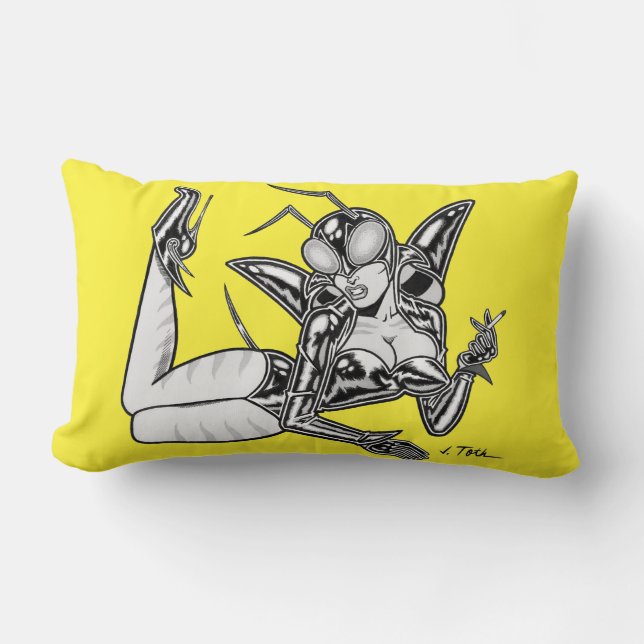 Astro Creeps™: Insectra™ Kussen (Voorkant)
