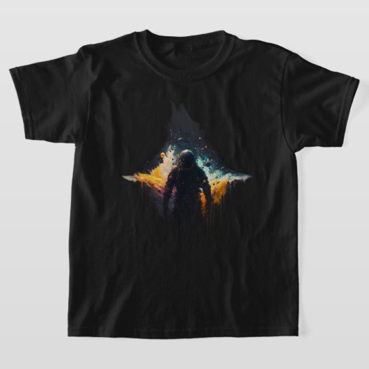 Astro-Drips : T-shirt Astronaut Space Art (Poser)