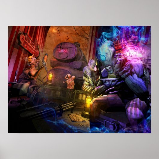 Astro Freak Show Poster (Voorkant)