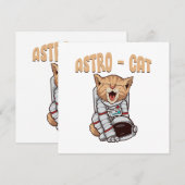 Astro Kat Kaart (Voorkant / Achterkant)