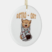 Astro Kat Keramisch Ornament (Rechts)