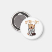 Astro Kat Magneet (Voorkant / Achterkant)