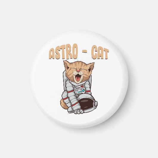 Astro Kat Magneet (Voorkant)