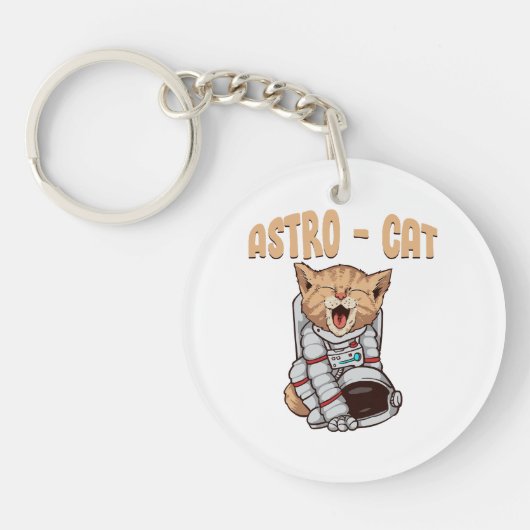 Astro Kat Sleutelhanger (Voorkant)