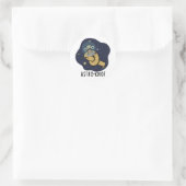 Astro-knot Funny Astronaut Pun  Ronde Sticker (Tas)