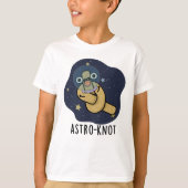 Astro-knot Funny Astronaut Pun  T-shirt (Voorkant)