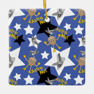 Astro Nut Stars Keramisch Ornament