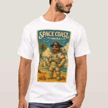 Astro-piraat Florida T-shirt ontwerp