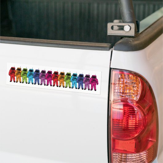 Astro Rainbow Bumpersticker (Op Truck)