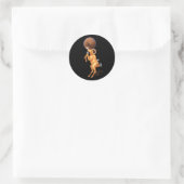 Astro Ram Mars Zodiac Ronde Sticker (Tas)
