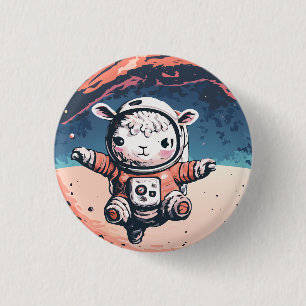 Astro Sheep Ronde Button 3,2 Cm