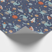 Astro Sloths Cadeaupapier (Hoek)