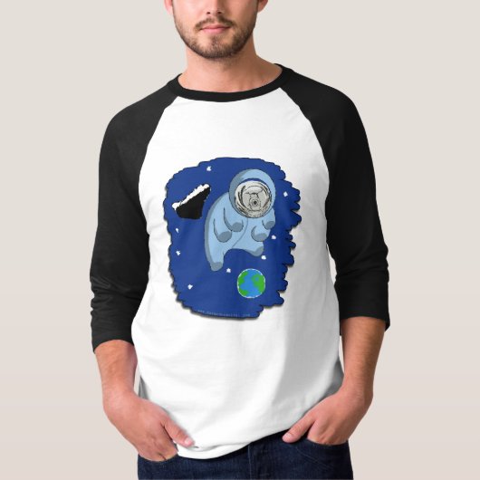 Astro-Tardigrade Mannen T-shirt (Voorkant)