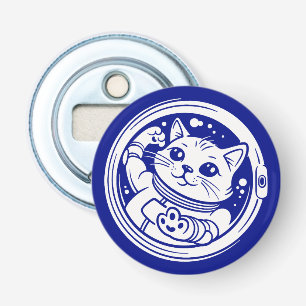AstroCat in de centrifugecyclus Button Flesopener