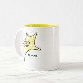 Astrocyt Tweekleurige Koffiemok (Voorkant links)