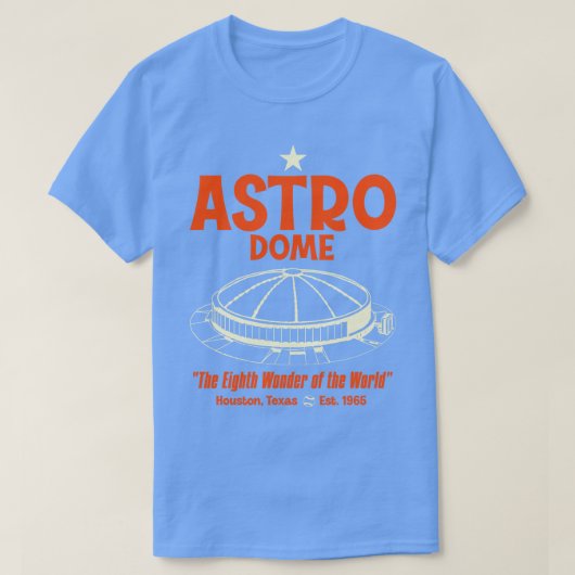 Astrodome Oud Baseball Stadium T-shirt (Design voorkant)