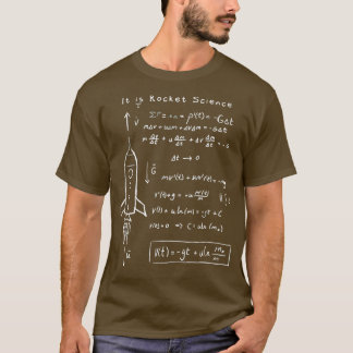 Astrofysica Rocket Aerospace Science Art T-shirt