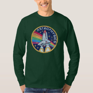 Astrofysica Vintage Embleem V01 T-shirt