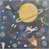 Astrokatten Sticker (Voorkant)