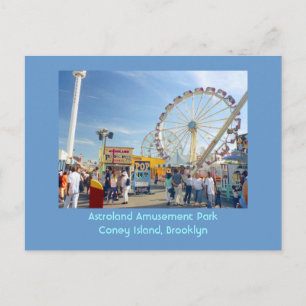 Astroland Amusement Park (Coney is., NY) briefkaar Briefkaart