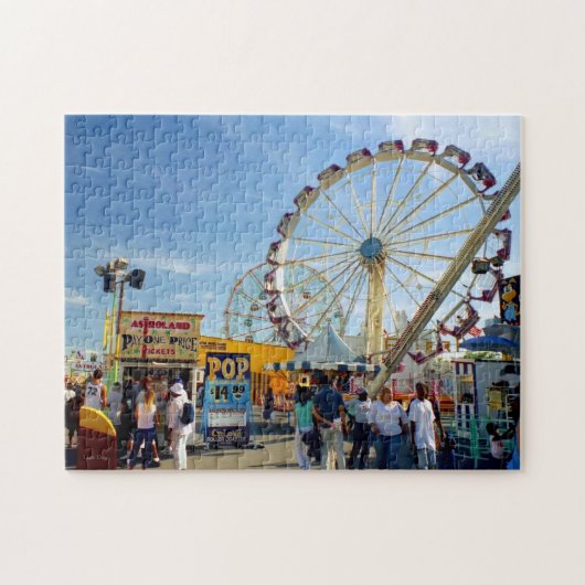 Astroland Amusement Park Jigsaw Puzzel (Horizontaal)