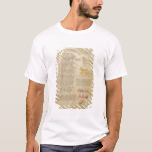 Astrologic illustreren van Mej. Italien 87 T-shirt