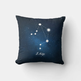 Astrologie Blue Nebula Libra Zodiab Sign Kussen