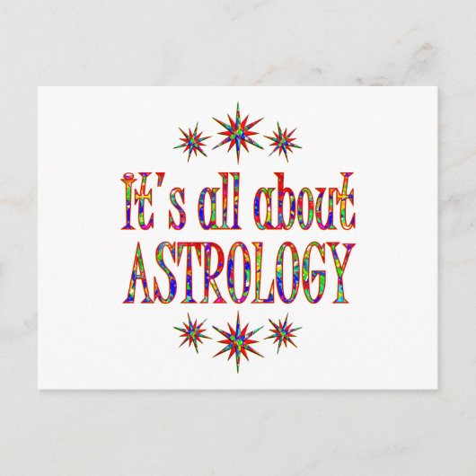 ASTROLOGIE BRIEFKAART (Voorkant)