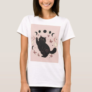 Astrologie Chat Noir Tshirts pour femmes