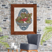 Astrologie des fleurs et affiche magique - Holly