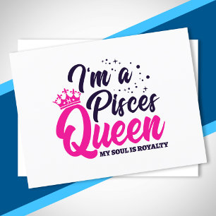 Astrologie Dierenriem - Februari Maart Verjaardag  Briefkaart