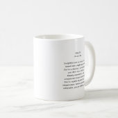 Astrologie dierentuin waterverf Pisces | Monogram Koffiemok (Voorkant rechts)