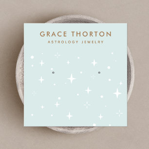 Astrologie Étoiles Écoutant une carte d'affichage 