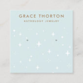 Astrologie Étoiles Écoutant une carte d'affichage  (Devant)