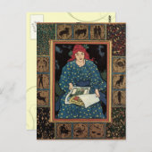 Astrologie French Art Nouveau Briefkaart (Voorkant / Achterkant)